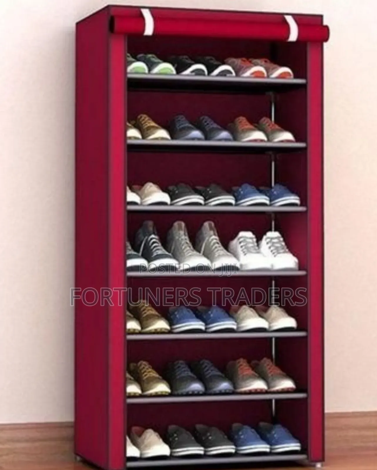 Single Column Shod Rack With Cover