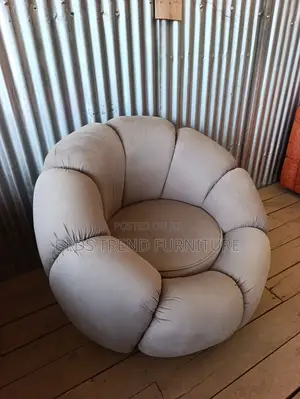 Creamy Single Bubble Armchair