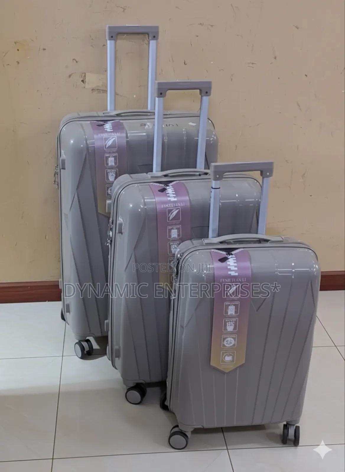 3in1 Unbreakable Rubber Suitcase