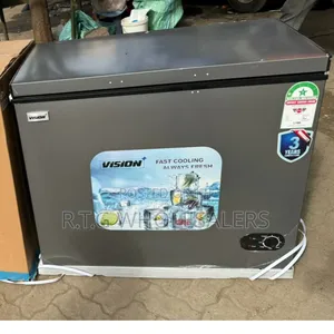 150l Vision Plus Deep Freezer – Silver Chest Freezer