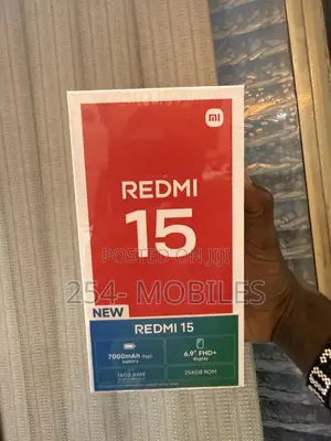 New Xiaomi Redmi 15 256 GB Black