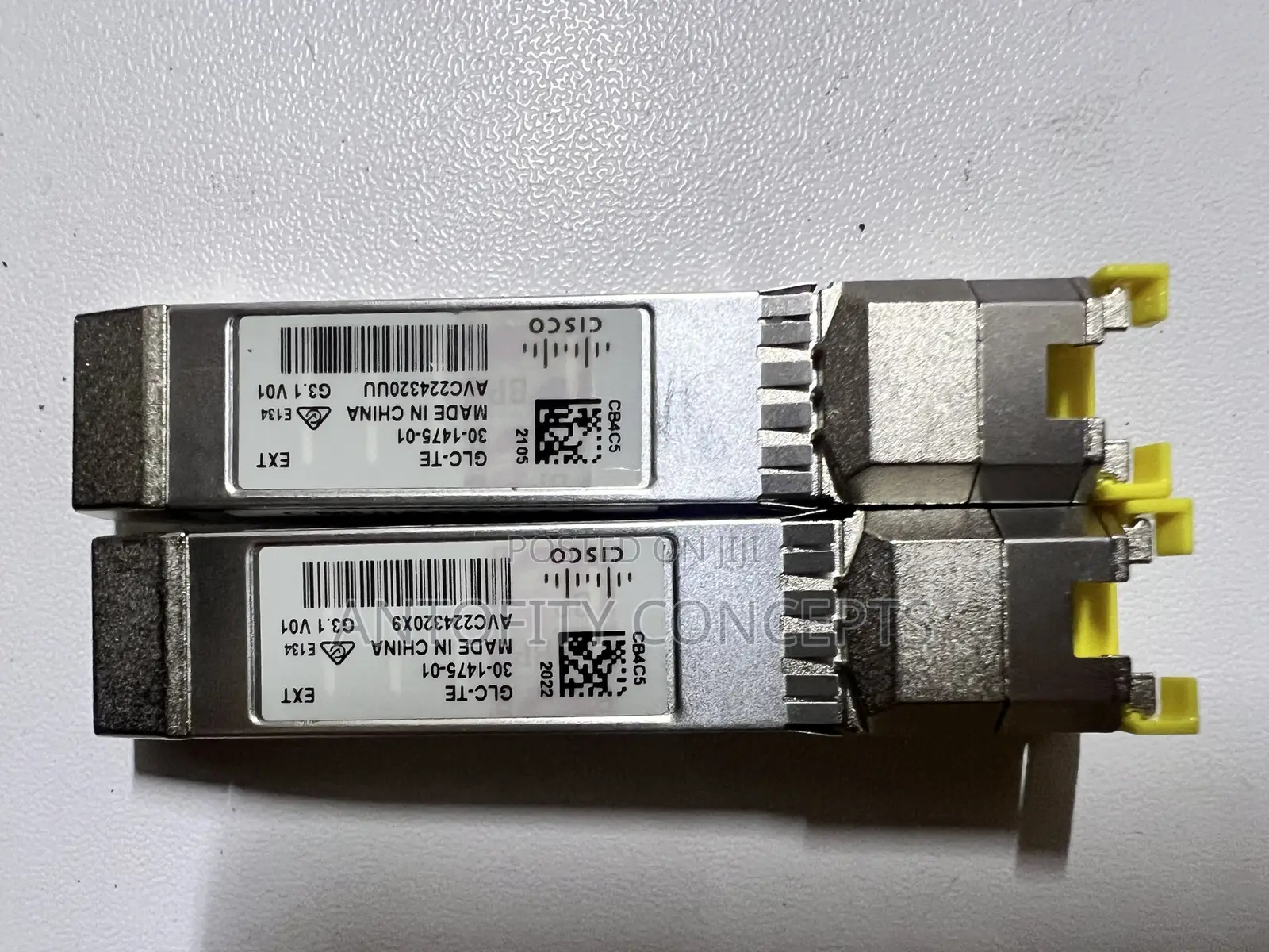 Cisco GLC-Te 1000base-T Standard Copper SFP Transceiver Module
