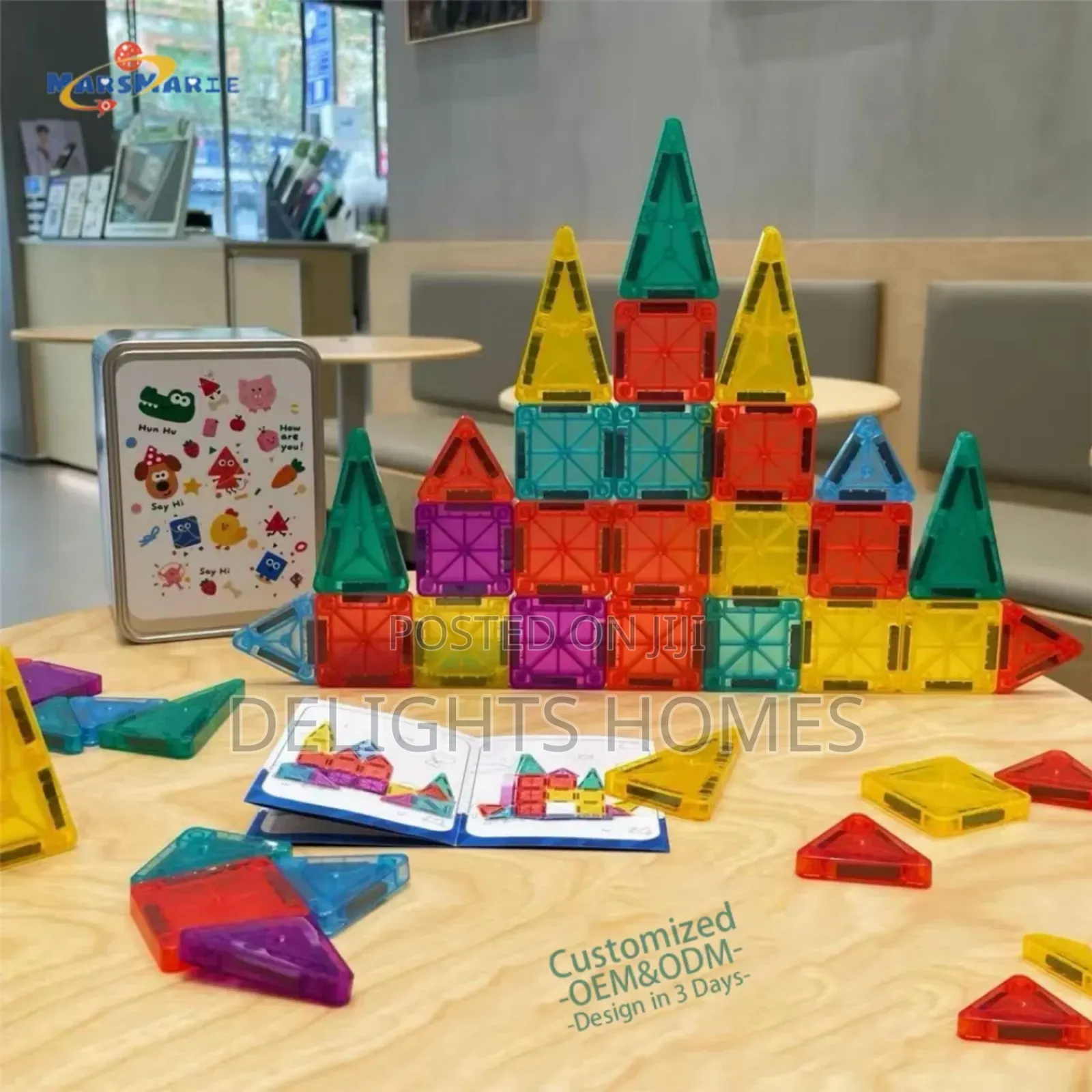 Colourful Magnetic Tiles