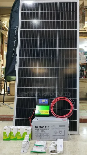 Top Quality Home Package 200 Watts - 120ah Gel Battery - 300 Inverter