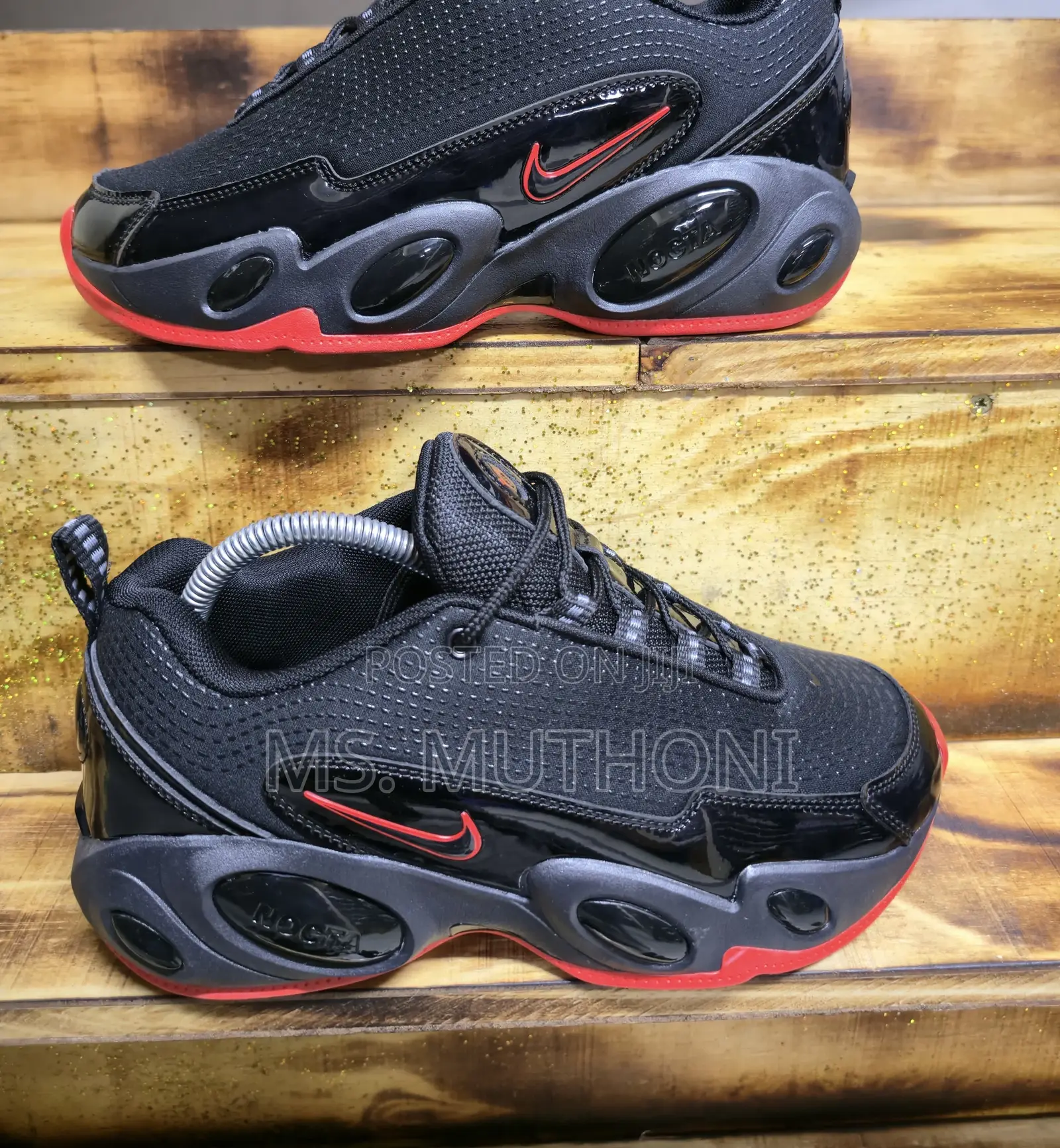 1st Quality Black / Red Glides Size 40-45