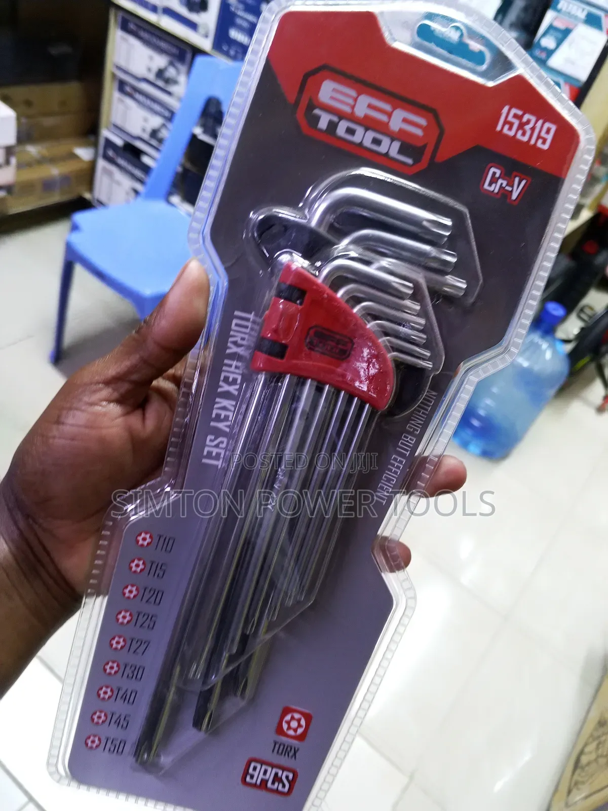 9 Piece Effort Tool Hex Key