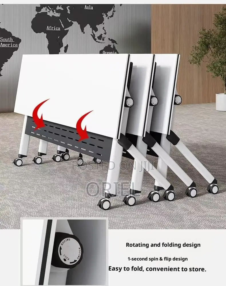 Executive Desks; Reinforced Double Leg Folding Utility Desk