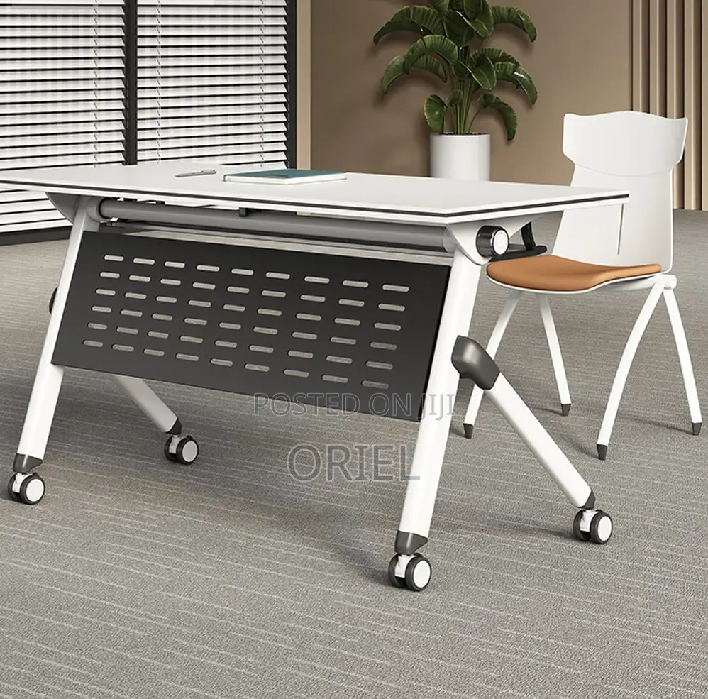 Executive Desks; Reinforced Double Leg Folding Utility Desk