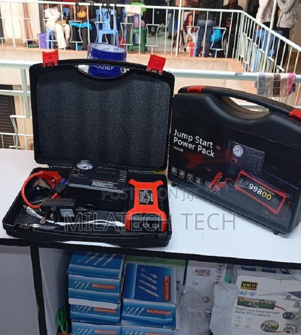 Best Performance 99800mah Car Jump Starter Air Compressor Pump - main view