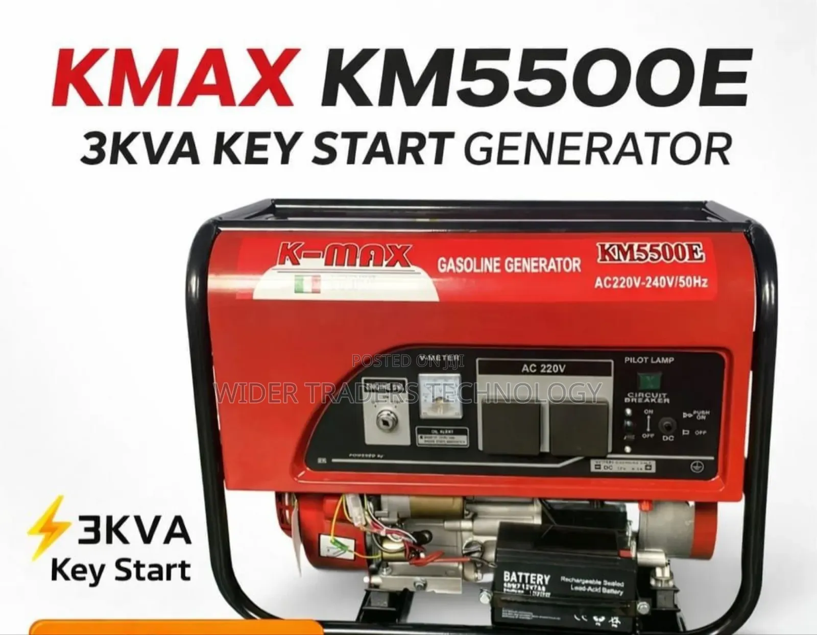 K-Max Km5500e Gasoline Generator