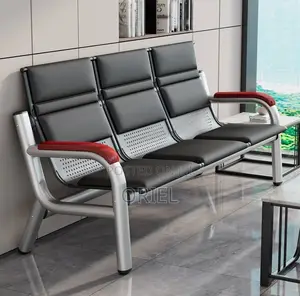 Office Sofa; Modern Business Lobby Sofa With Arm Support