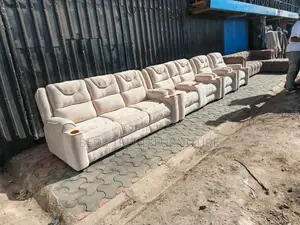 7 Seater Configured Semi Recliner Sofa