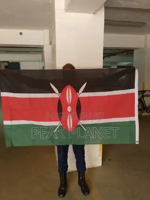 Kenya Flag With Base Stand