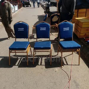 Conference Chairs With Log of School