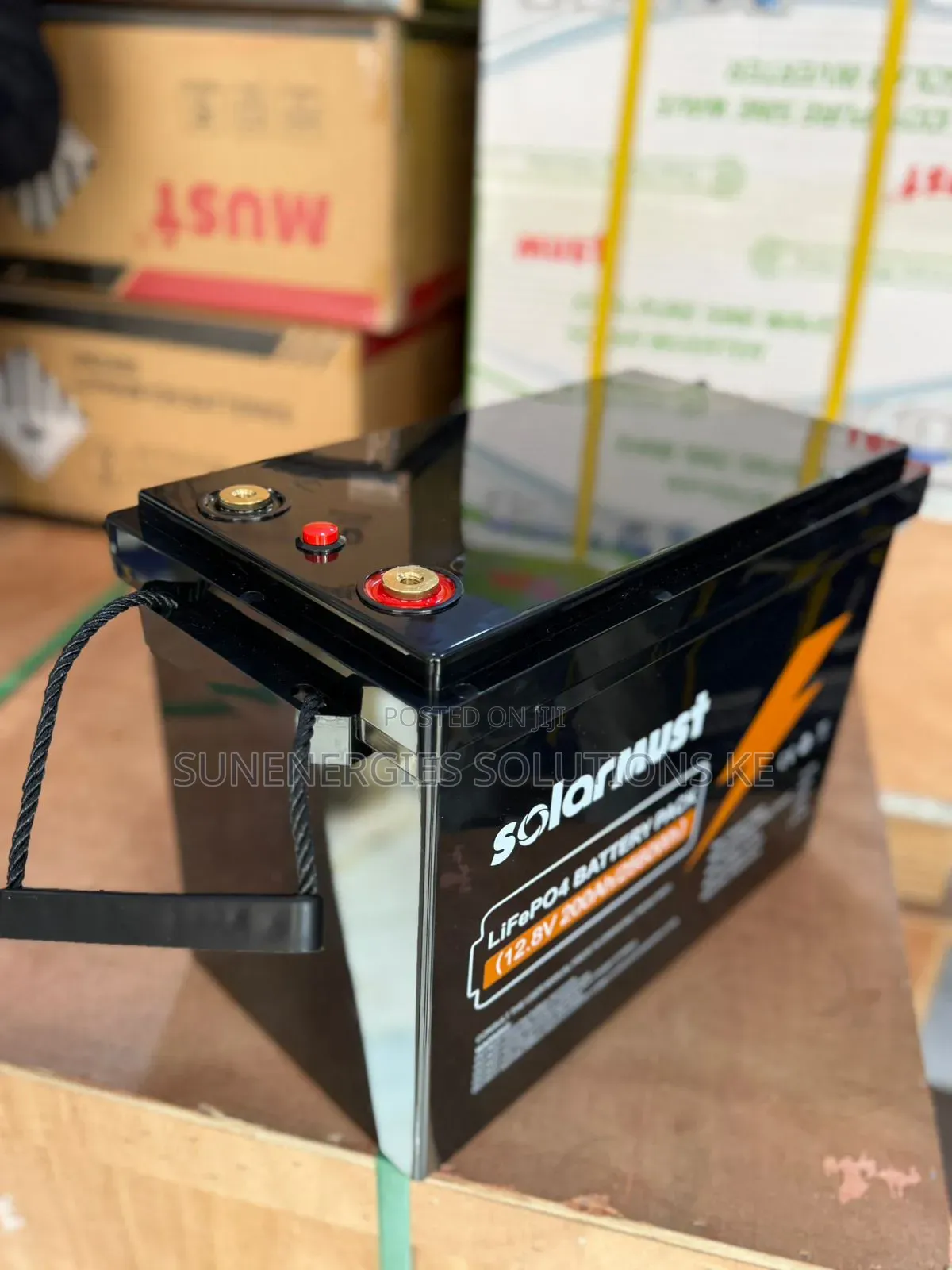 2.56kwh 12v Solar Must Lithium Battery