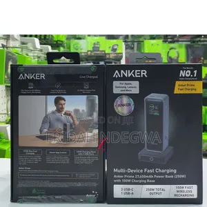 Anker Prime 27,650mah *250w* Power Bank *With 100w Charging Base