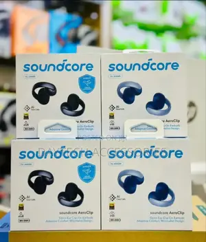 The Anker Soundcore Aeroclip Open-Ear Clip-on Earbuds.