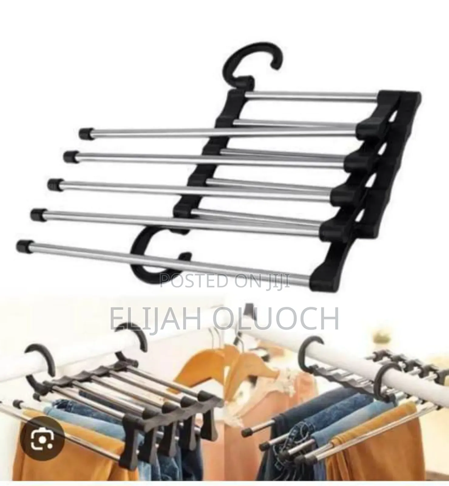 Foldable Hanger 5 In 1 Trouser Hanger