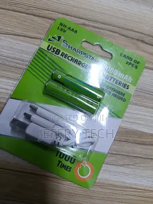 Aaa (3000mah) Lithium Battery Rechargeable 3000mwh, With Usb Type C C