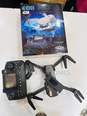 E88 Pro Drone (With Camera and Screen) – FPV Live Streaming