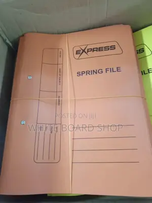 Orange Document Files With Spring