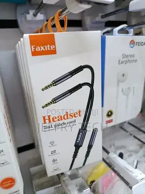 Faxite 2-in-1 Headset Patch Cord or Audio Splitter.