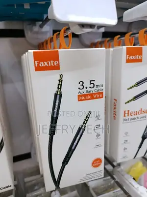 Faxite 3.5mm Auxiliary Cable (Music Wire).