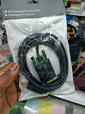 Displayport to Vga Adapter Cable Used to Connect a Computer