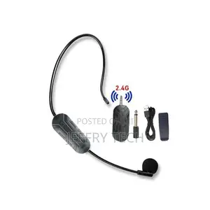 Uhf Wireless Microphone Headset Mic System 50m Effective