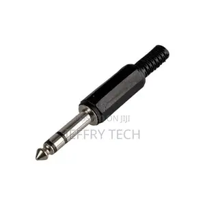 6.35mm TRS Stereo Jack Connector Plug 1/4 Inch 6.3mm Solder Type Diy P