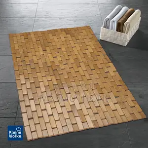 Bamboo Wood Bath Mat 40x60cm – Bathroom Kitchen Rug-