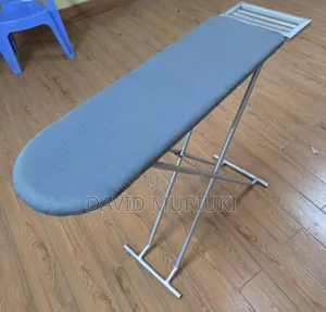 Heavy-Duty Metallic Ironing Board.