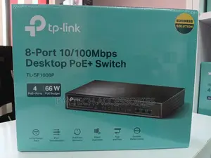 Tp Link Tl-Sf1008p 8-Port 10/100mbps Desktop Switch With 4-Port Poe