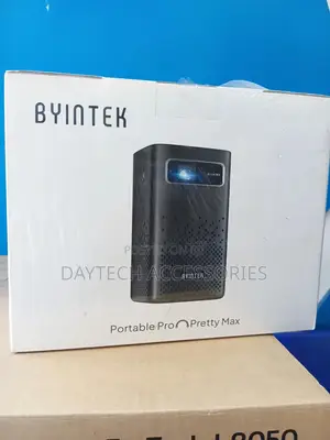 The Byintek P20 Mini Smart DLP Projector.