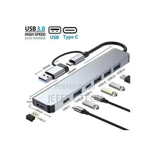 7in2 Usb3.0 Hub Type C Docking Stations Otg Adapter
