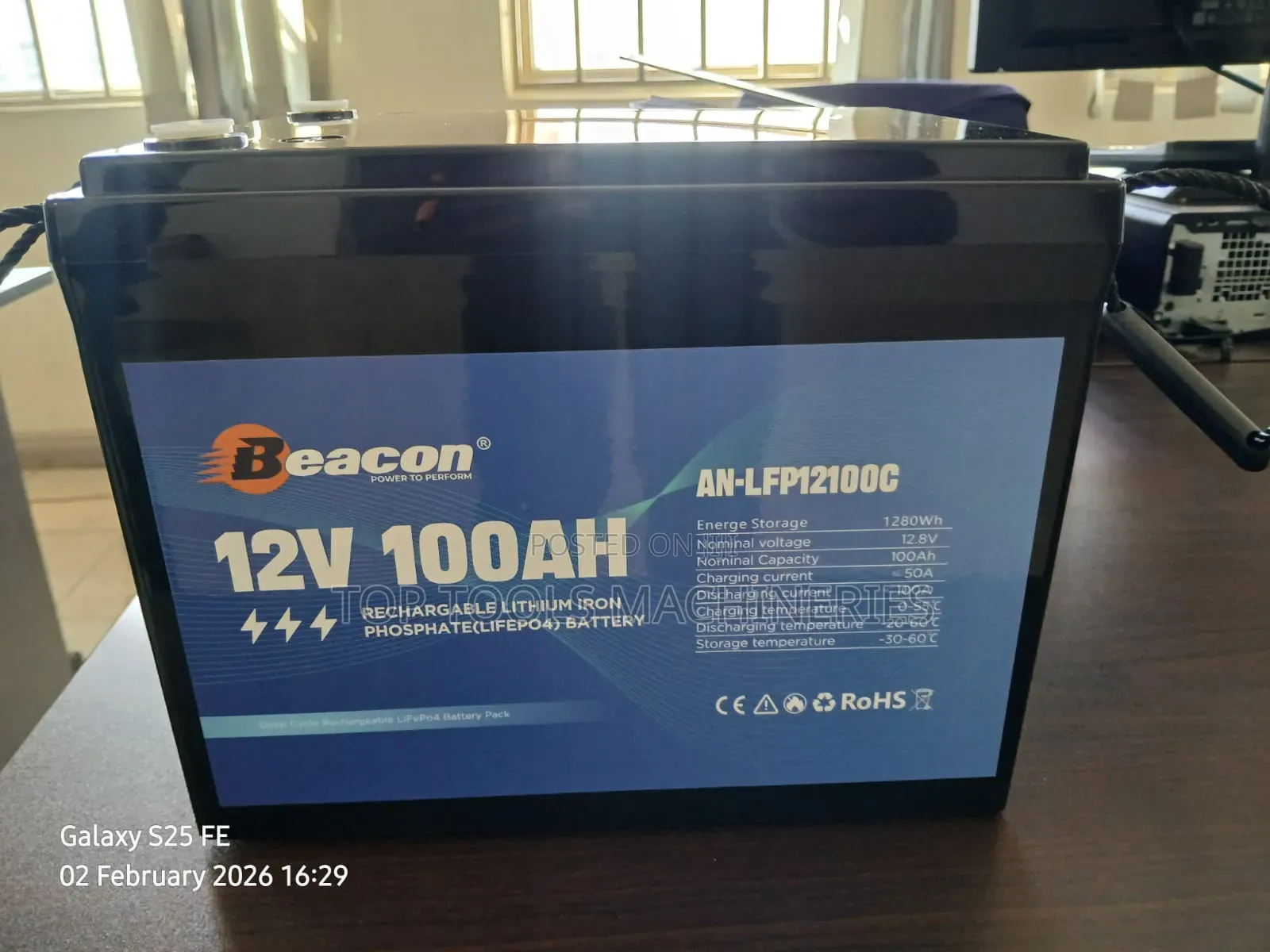 Beacon 100ah 12v Lithium Battery