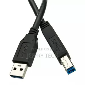 Black Usb 3.0 Printer/Device Cable, Type a to B Male 10u3-02206bk