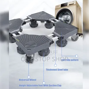 Washing Machine/Fridge Stand With 4 Wheels Swivel Casters Locking