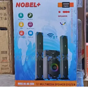 Nobel Tall Boy Home Theater Speakers Nb2080 – Bt, 55,000w Pmpo