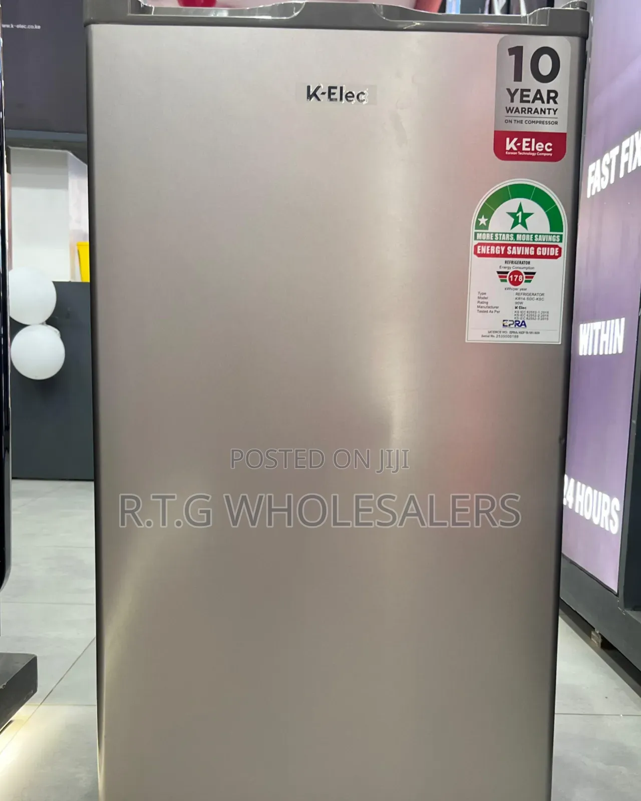 Klec 90 Litres Single Door Refrigerator