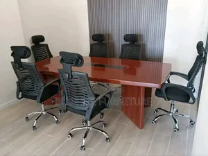 Executive Meeting Table With Headrest Chair
