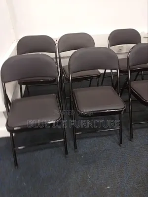 Metallic Leather Foldable Chair