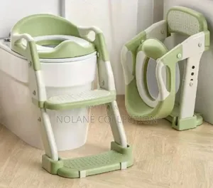 Adjustable Kids Toilet Trainer Ladder With Step Stool