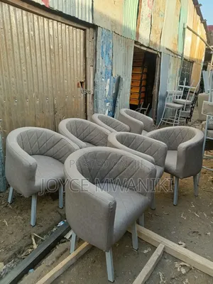 Grey and White Styling Seats or Vip Restaurant Chairs