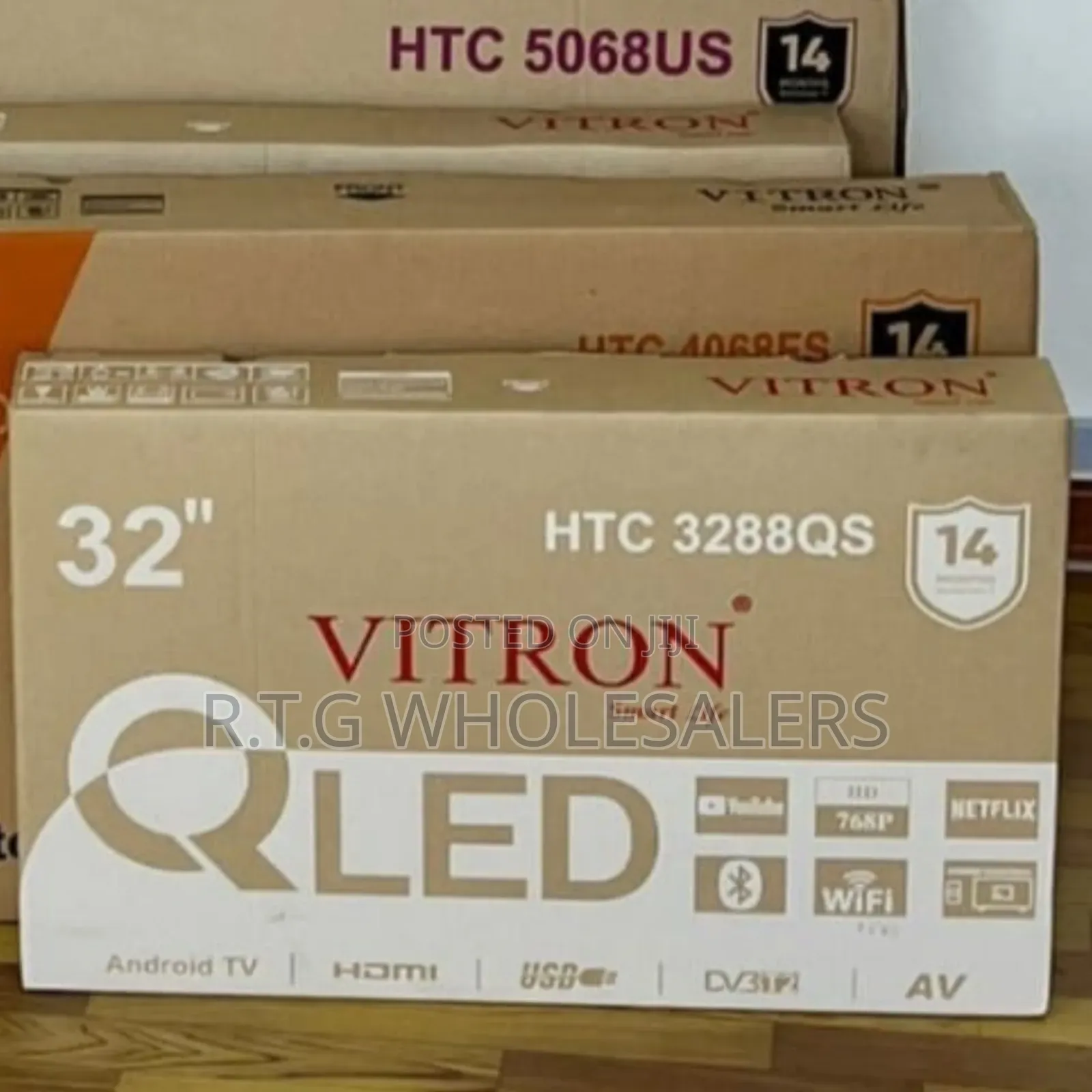 Vitron 32′′ Android Smart Frameless Bluetooth Tv