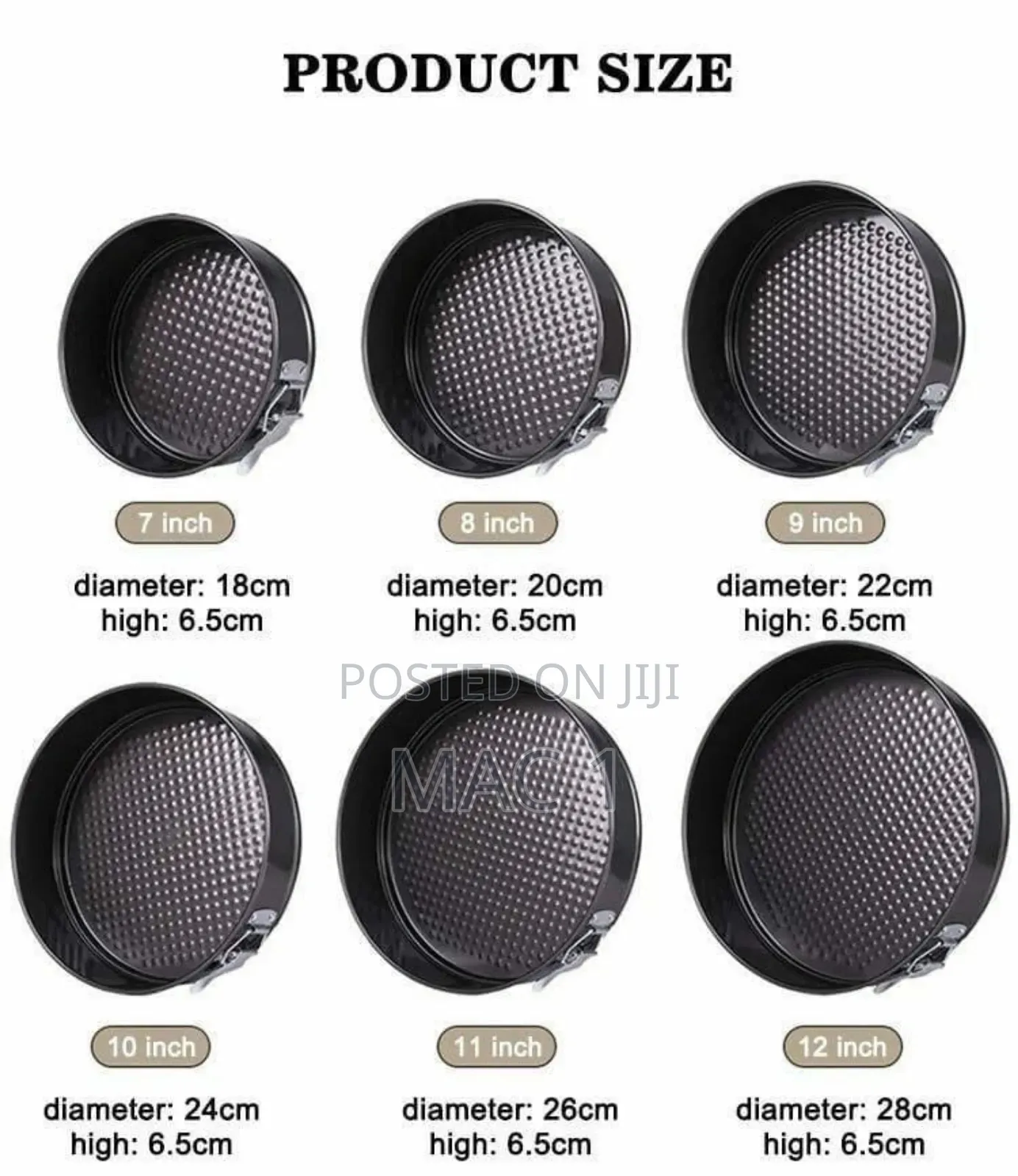 Quality Baking Tin Set 6pcs Set