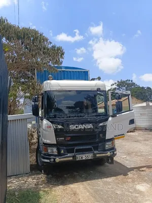 Transport Trailers for Jobs and Logistics Are Ready in Industrial Area