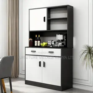 Office Desk; Modern Metallic Kitchen Storage Cabinet