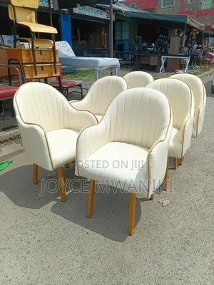 Restaurant Vip Modern Chairs or Manicure Seats, Cream 