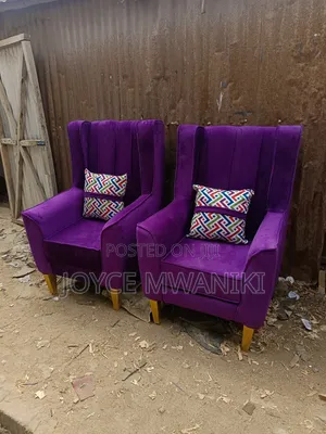 2 Single Sifa Seats or Pedicure Seats, Purple 